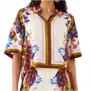NEW ALIVIA roxy shirt in prairie floral